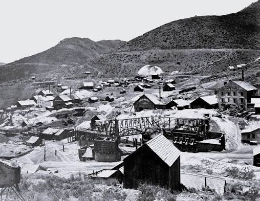 The Crown Point Mine, one of Gold Hill's major Comstock-era silver mines
